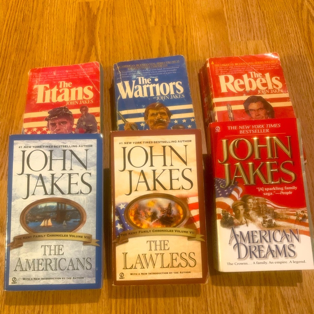 JOHN JAKES used paperbacks